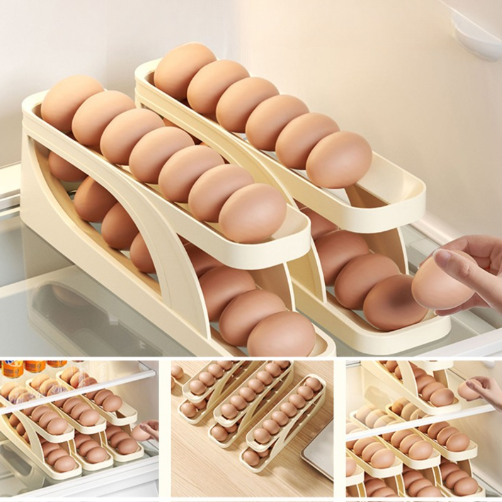 1+1 Free | Automatic Rolling Egg Rack